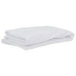 vidaXL Protège-matelas blanc 120x200 cm imperméable