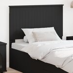 vidaXL Tête de lit Chêne noir 100 cm Bois d'ingénierie