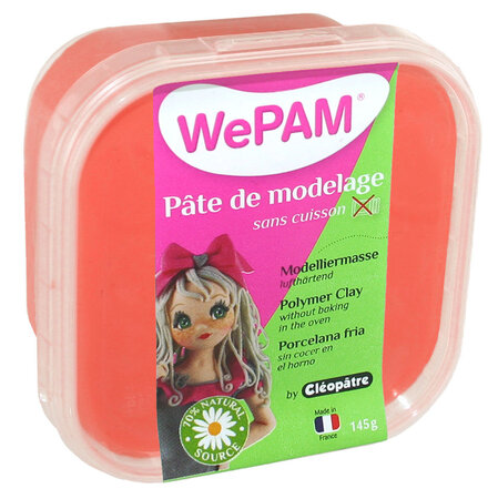 Porcelaine froide à modeler WePam 145 g Rouge