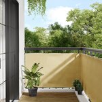 vidaXL Écran de balcon sable 90x300 cm 100  polyester oxford