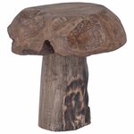 vidaXL Tabouret Naturel 35 x 35 x 35 cm Bois de teck massif