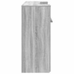 vidaXL Bureau de réception sonoma gris 180x50x103 5 cm bois ingénierie