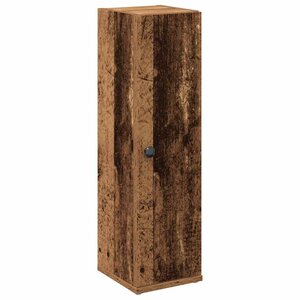 vidaXL Meuble de salle de bain avec porte-rouleau vieux bois