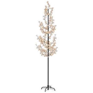 vidaXL Arbre à LED fleur de cerisier 368 LED Blanc chaud 300 cm