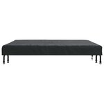 vidaXL Housse de Table Uni Noir 142 x 142 x 15 cm tissu