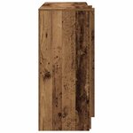 vidaXL Bureau de réception vieux bois 155x50x103 5cm bois d'ingénierie