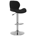vidaXL Tabourets de bar lot de 2 noir velours