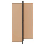 vidaXL Paravent à 3 panneaux Beige 150 x 200 cm Tissu