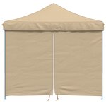 vidaXL Tente de fête Beige 292 x 292 x 315 cm Tissu Oxford