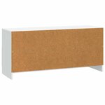 vidaXL Meuble TV Blanc 102 x 34 5 x 47 cm Bois d'ingénierie