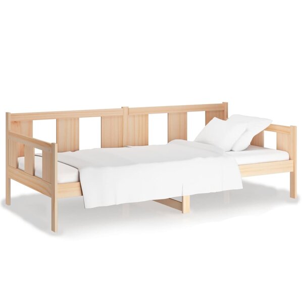 vidaXL Lit de jour Bois massif de pin 90x200 cm