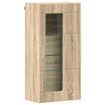 vidaXL Meuble mural Chêne sonoma 55 x 29 x 100 cm Bois d'ingénierie