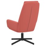 vidaXL Chaise de relaxation Rose Velours