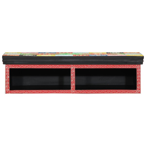 Meuble TV suspendu vidaXL Multicolore 80x30x22 cm en bois d'ingénierie