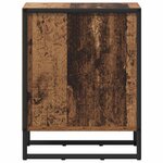 vidaXL Table de chevet 2 Pièces Bois Ancien 39.5 x 30 x 50 cm