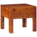 vidaXL Table de chevet 40x40x36 cm bois d'acacia massif