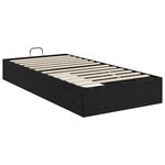 vidaXL Cadre de lit ottoman Chêne noir 80 5 x 200 cm Bois d'ingénierie