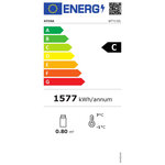 Vitrine à poser réfrigérée vitre bombée  - 130 litres  - atosa - r290 - acier inoxydable130900 x560x680mm