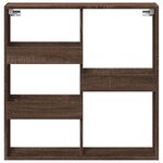 vidaXL Armoire murale chêne marron 80x15x80 cm bois d'ingénierie