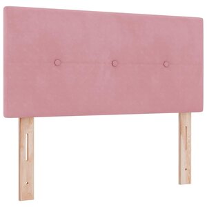 vidaXL Tête de lit Montage mural avec tête de lit Rose 80 cm Velours