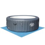 Bestway Protecteurs de sols de piscine 8 Pièces bleu 58220