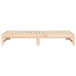 vidaXL Lit coulissant 2x(90x190) cm Bois de pin massif