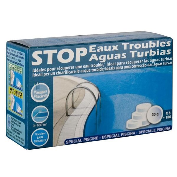 GRE Pastilles Stop eaux troubles - 180 g