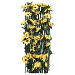 vidaXL Treillis de lierre artificiel extensible jaune 180x60 cm