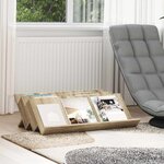 vidaXL Étagère à magazines avec étagère Chêne Sonoma 90 x 53 x 28 5 cm