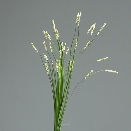 Isolepsis artificiel herbe a ours h 70 cm crème