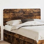vidaXL Tête de lit Chêne fumé 140 cm Bois d'ingénierie