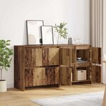 vidaXL Buffets 2 Pièces Bois ancien 70 x 41 x 75 cm Bois d'ingénierie