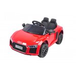 Audi r8 spyder voiture electrique (2x35w) 100 x 59 x 44 cm - marche av/ar  phares  musique  ceinture et télécommande parentale