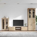 vidaXL Ensemble meuble TV FLORIN Chêne Sonoma Bois d'ingénierie