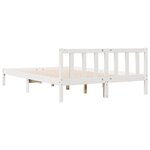 vidaXL Cadre de lit extra long sans matelas 140x220 cm bois massif pin