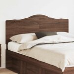 vidaXL Tête de lit Chêne brun 140 cm Bois d'ingénierie