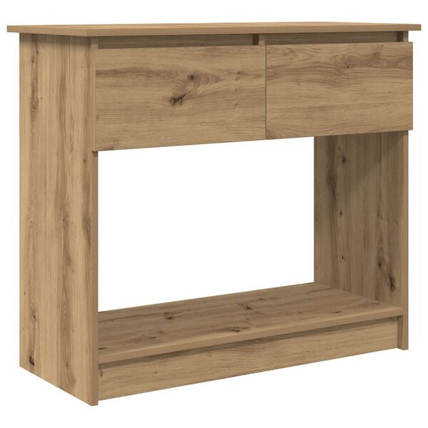 vidaXL Table console avec tiroirs chêne artisanal 85 5x38 5x74 5 cm