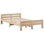 vidaXL Cadre de lit sans matelas 120x190 cm bois de pin massif
