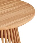 vidaXL Table Basse de Jardin Marron 70 x 70 x 40 cm