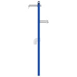 vidaXL Support mural de salle de bain Bleu 50 x 3 x 112 cm