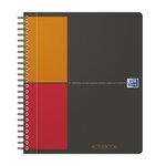 Cahier spirales oxford activebook a5+ 17 x 22 cm - perforé 4 trous- petits carreaux - 160 pages