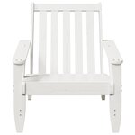 vidaXL Chaises de jardin adirondack lot de 2 75x77x77 cm