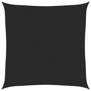 vidaXL Voile d'ombrage 160 g/m² Noir 7x7 m PEHD