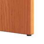 vidaXL Table basse 2 Pièces Brun cire