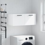 vidaXL Armoire murale blanc 80x36 5x35 cm bois d'ingénierie