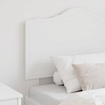 vidaXL Tête de lit Blanc 80 cm Bois d'ingénierie