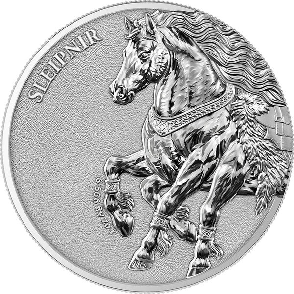 Monnaie SLEIPNIR Beasts 1 Oz Argent 5 Mark Germania 2026