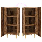 vidaXL Buffet Bois Ancien 34 5 x 34 x 90 cm Bois d'ingénierie