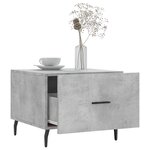 vidaXL Tables basses 2 Pièces gris béton 50x50x40 cm bois d'ingénierie