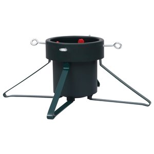vidaXL Support de sapin de Noël Noir 46x46x19 cm